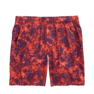 Zella Kids Red and Blue Patterned Shorts